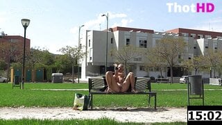 Iviroses Selfbondage in PUBLIC timer lock Part 2