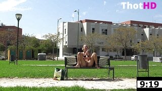 Iviroses Selfbondage in PUBLIC timer lock Part 2