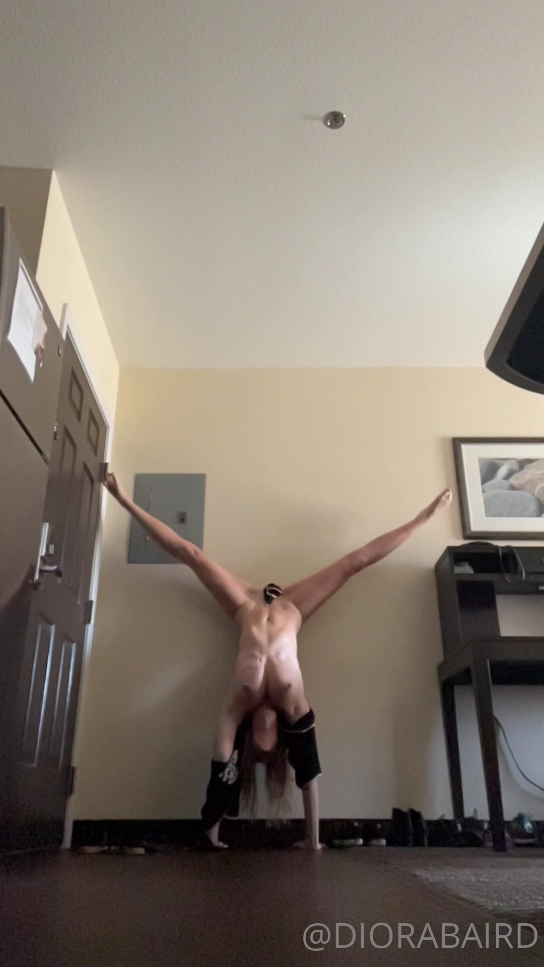 Diora Baird Bottomless Upside-Down XXX