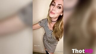 Diora Baird Choker and Thighhighs Video