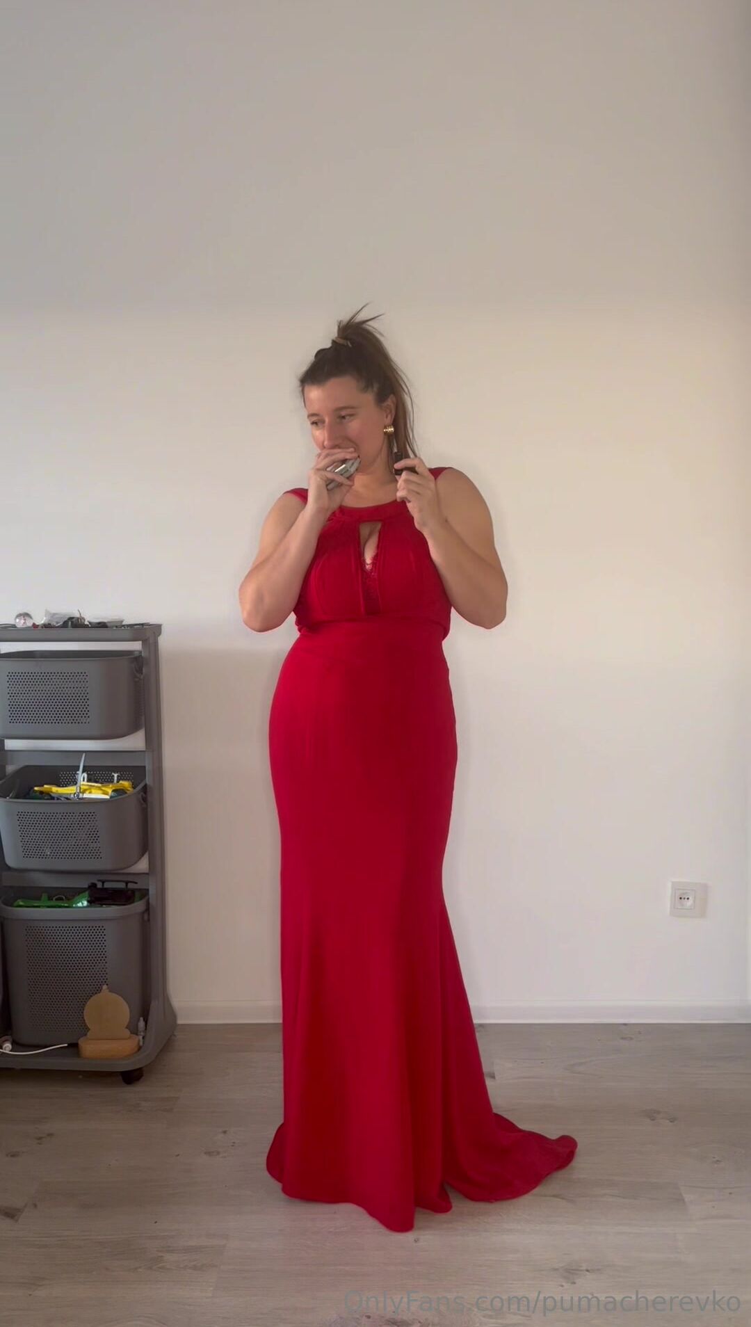 Puma Cherevko Nude in Dress OnlyFans