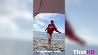 Baddies_gallery's Beach Outdoor Video
