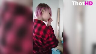 Little_emo_kitten Ass and Cleavage Video