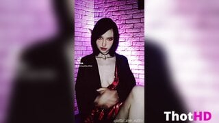 Little_emo_kitten Choker and Dress Leak