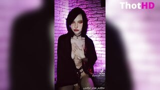 Little_emo_kitten Choker and Dress Leak