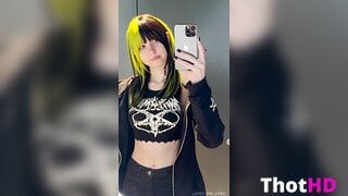 Little_emo_kitten Leather and Choker