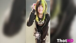 Little_emo_kitten Leather and Choker