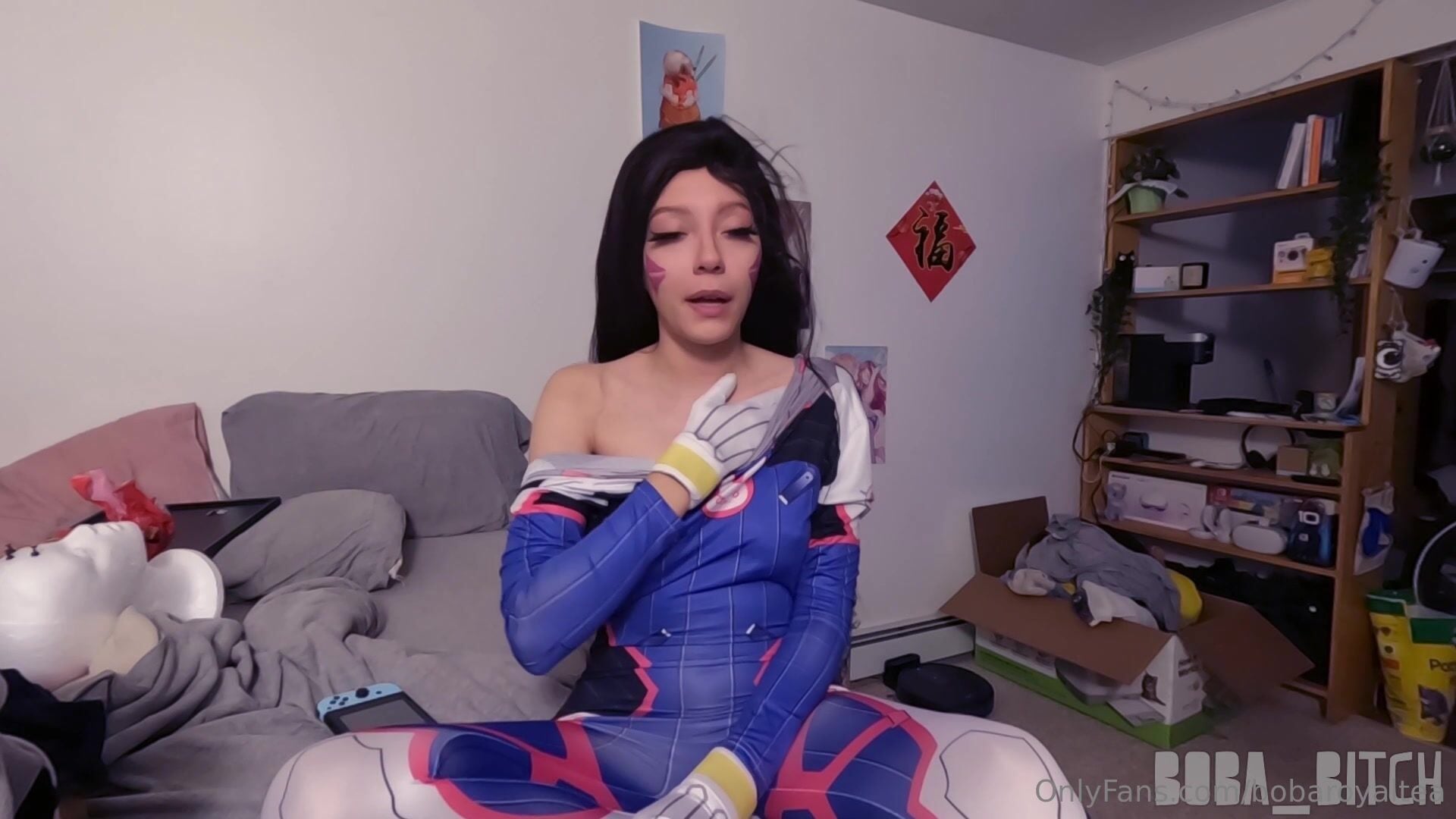 Boba Bitch Bodysuit On Bed XXX
