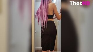 Boba Bitch Dress From Behind NSFW