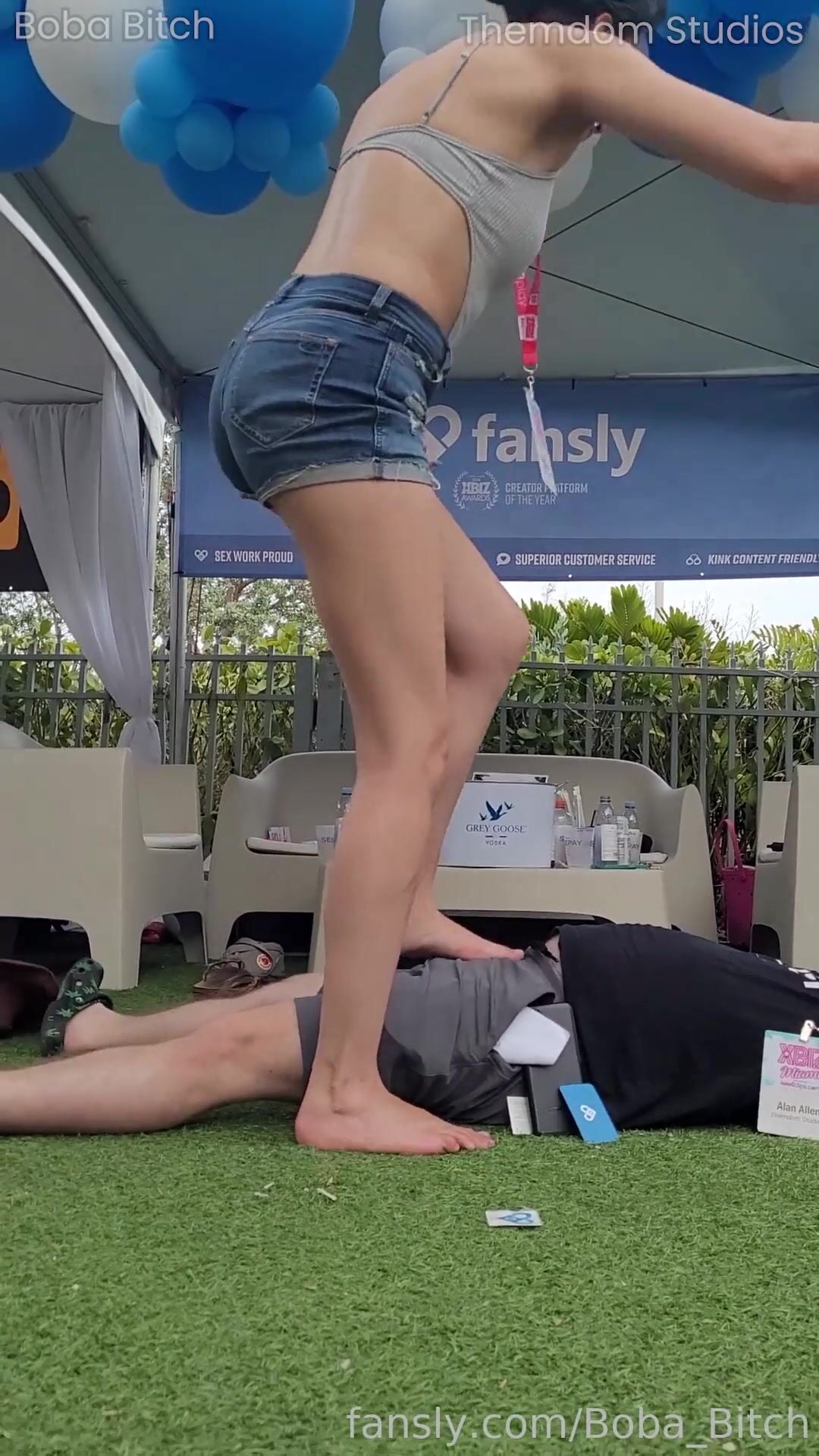 Boba Bitch Outdoor Denim Shorts Leak