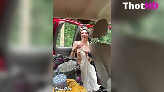 Boba Bitch Outdoor Topless NSFW