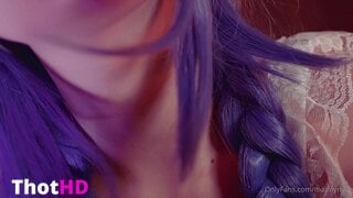 Maimy Nyan Close-Up Tongue Out Video