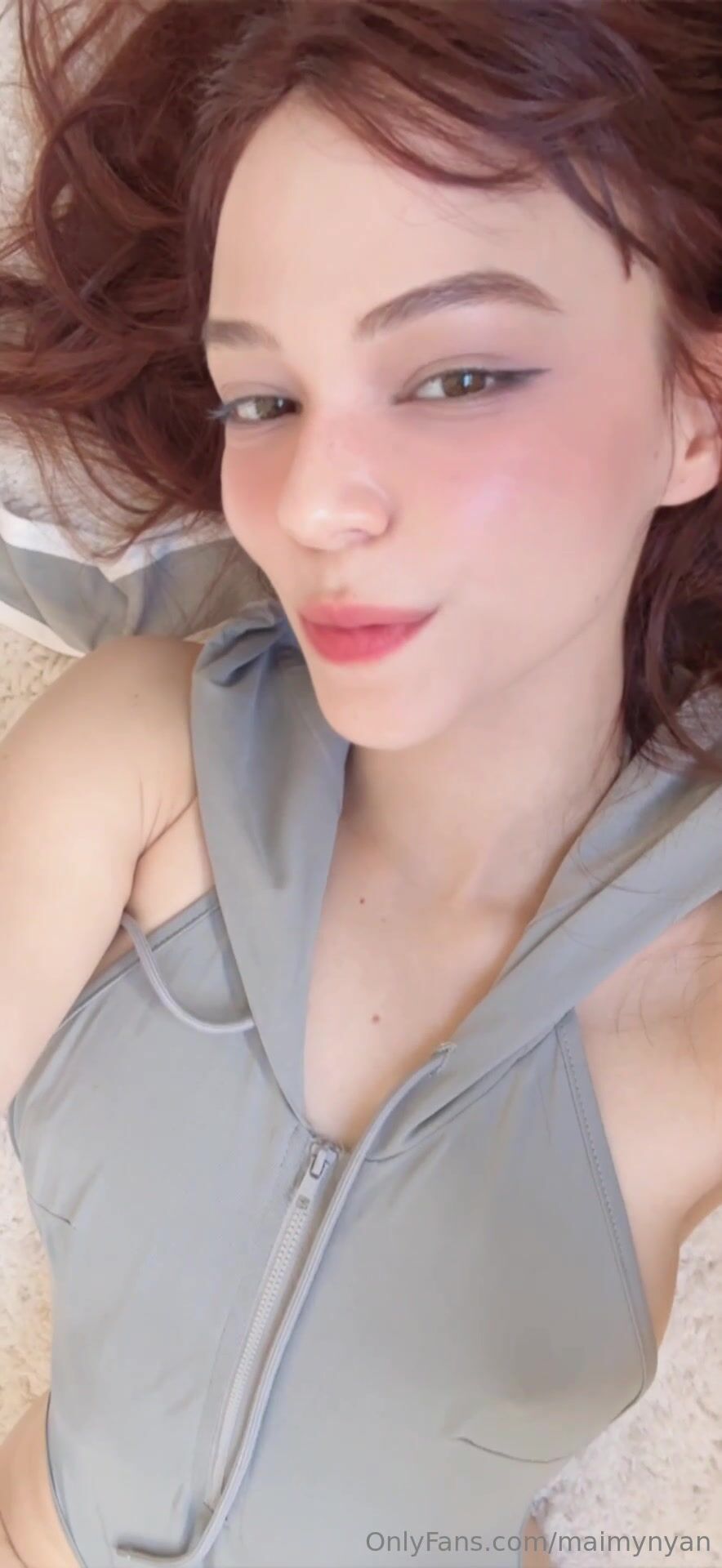 Maimy Nyan Tongue Out Close-Up Leak