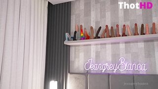 Jeangreybianca On Bed Masturbating OnlyFans
