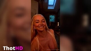 Lindsey Pelas Big Tits Close-Up NSFW