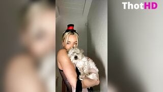 Lindsey Pelas Big Tits Close-Up OF