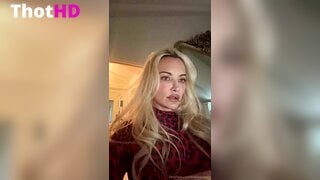 Lindsey Pelas Cleavage in Dress Video