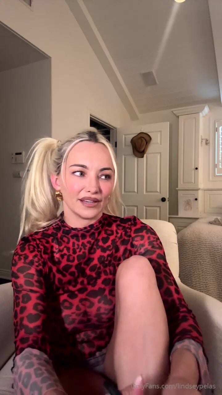 Lindsey Pelas Cleavage in Dress Video
