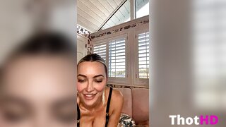 Lindsey Pelas Couch Big Tits Leak