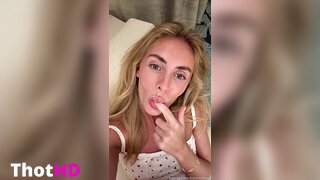 Bonnie Blue Tongue Out Close-Up OnlyFans