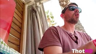 FrenchAva Bikini Outdoor Leak
