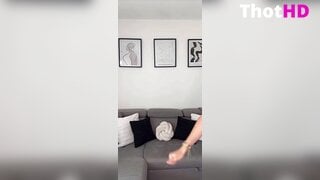 Julia Lynn Big Tits on Couch Video
