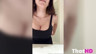 BigTittyGothEgg Bathroom Nude Clip