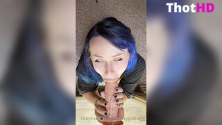 BigTittyGothEgg Blowjob Leak