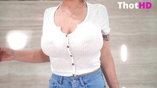 BigTittyGothEgg Cleavage See-Through Clip