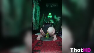 BigTittyGothEgg Masturbating From Behind Leaked