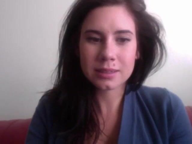 Chloe Lamb Couch Cleavage Video