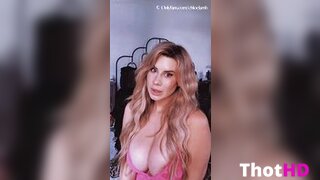 Chloe Lamb Nude Flat Chest Leak