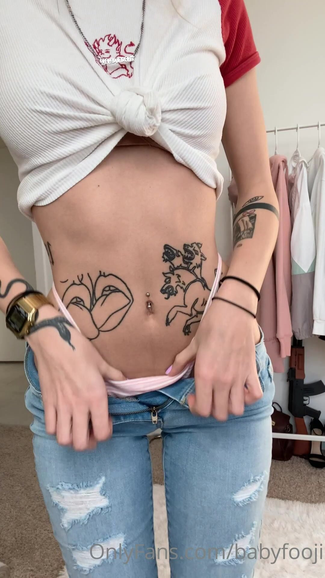 Babyfooji From Behind