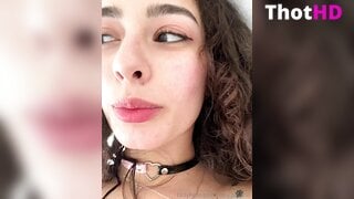 Nany Palacio Choker Close Up NSFW