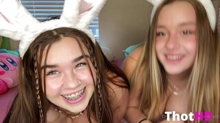 Maddie May Rabbit Ears Thighhighs Leak