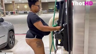 Maskedoppai From Behind in Shorts NSFW