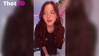 Littledaisybby Pubic Hair in Fishnets Leak