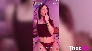 Littledaisybby on All Fours with Ass Out Clip