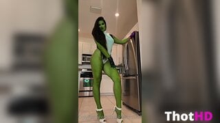 Marie Temara Leotard and High Heels NSFW