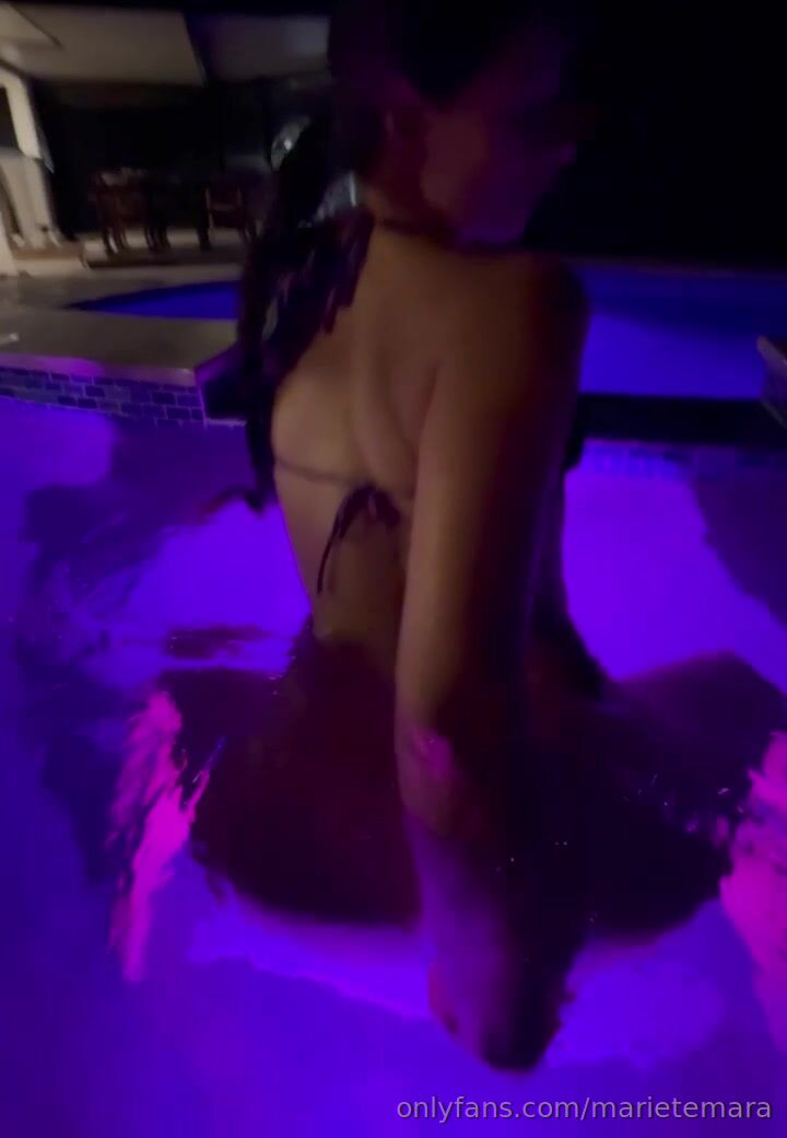Marie Temara Poolside Nude NSFW