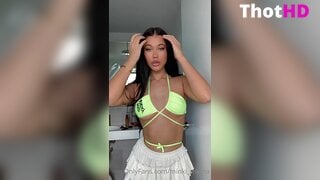 Minki Minna Bikini Nipple Piercing Leak