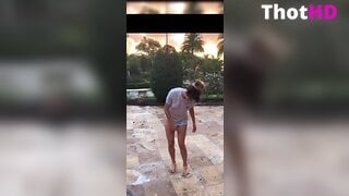 Amanda Cerny Outdoor Bottomless XXX