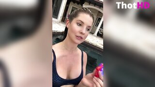 Amanda Cerny Pool Bikini NSFW