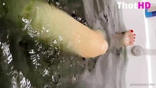 Amanda Cerny Wet in the Bathtub OnlyFans