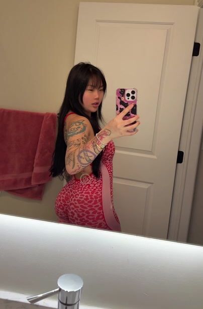 Arlene Lee ass view bodysuit