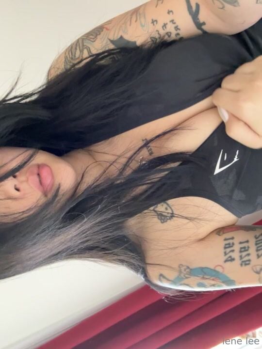 Arlene Lee red thong