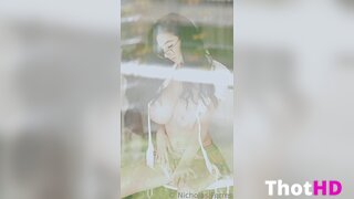 Laurine Big Tits and Cleavage Leak