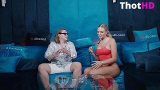 Katharina Amalia Shorts on Couch Video