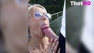 Polish mommy blowjob