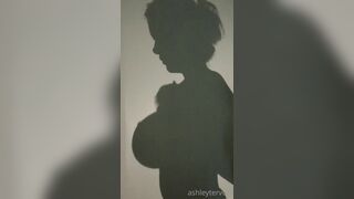 Ashley Tervort OF big boobs shadow